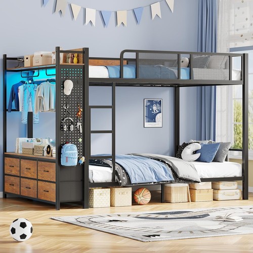 Metal bunk bed - metal, over